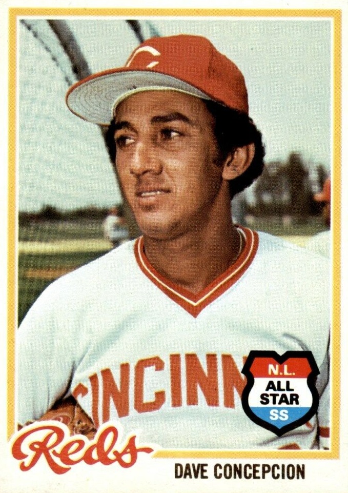 1978 dave concepcion Press Room Pass